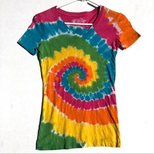 Fitted Tye Dye T-Shirt